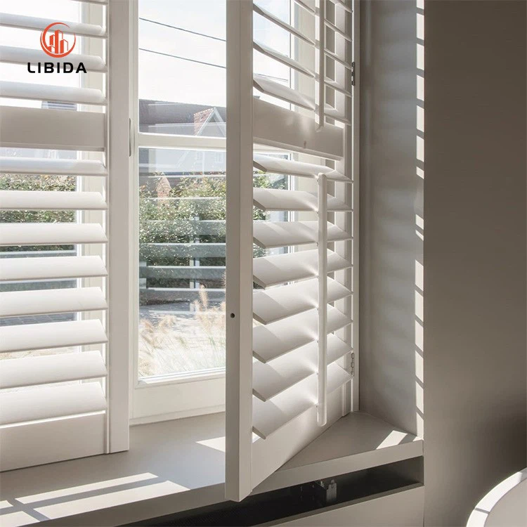 Aluminum Windows Customized Aluminum Louvers On Poolhouse Fixed Aluminum Shutters Gate Waterproof high quality